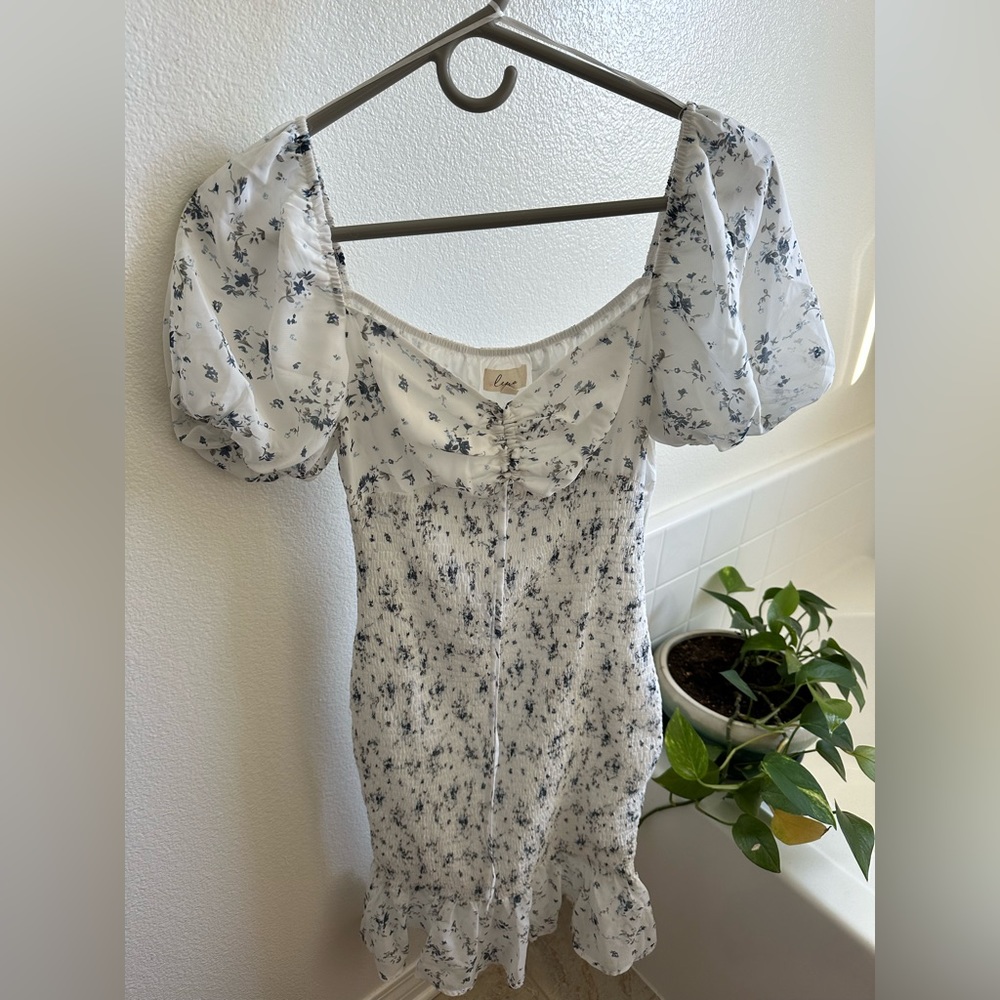 Layla Smocked Tiered Knee Length Dress